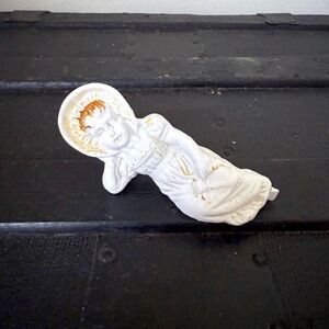 1800s Bisque Porcelain Figurine, Made in‎ Germany, Victorian Collectible